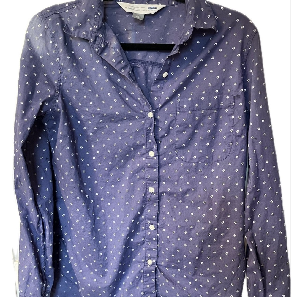 Old Navy Floral Button-Up Shirt